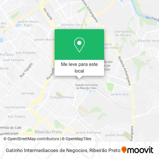 Gatinho Intermediacoes de Negocios mapa