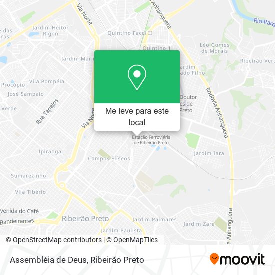 Assembléia de Deus mapa