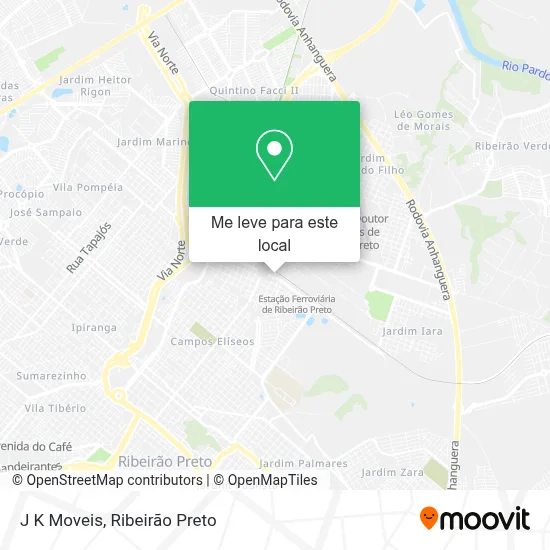 J K Moveis mapa