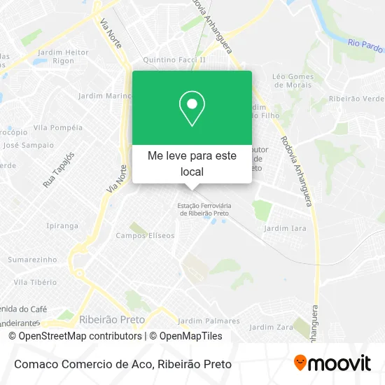 Comaco Comercio de Aco mapa