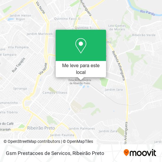 Gsm Prestacoes de Servicos mapa