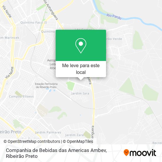 Companhia de Bebidas das Americas Ambev mapa