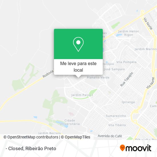 - Closed mapa