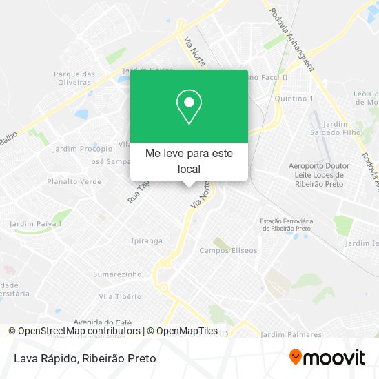 Lava Rápido mapa