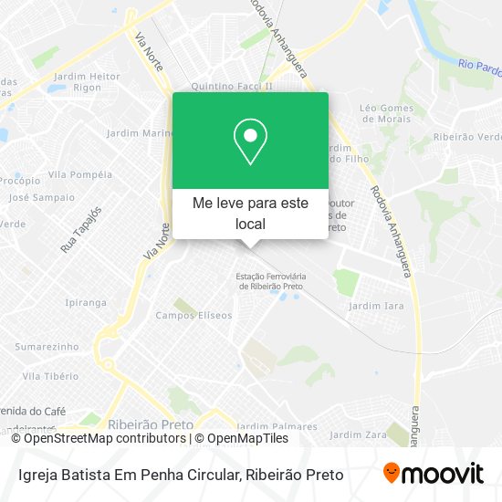 Igreja Batista Em Penha Circular mapa