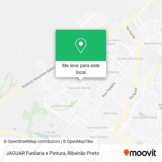 JAGUAR Funilaria e Pintura mapa