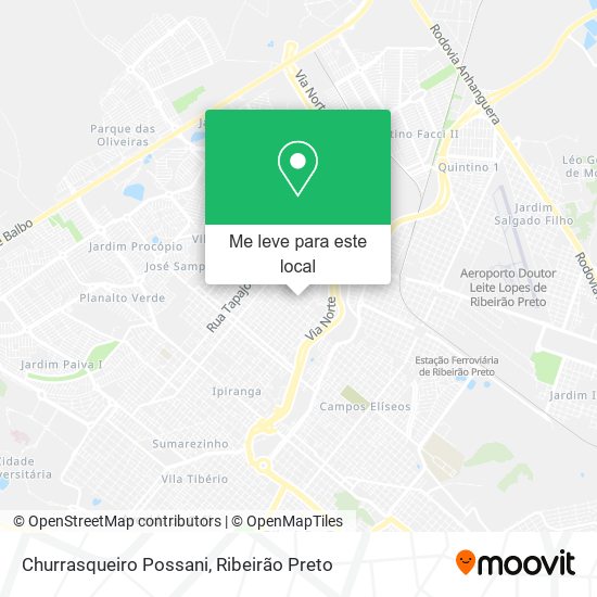 Churrasqueiro Possani mapa