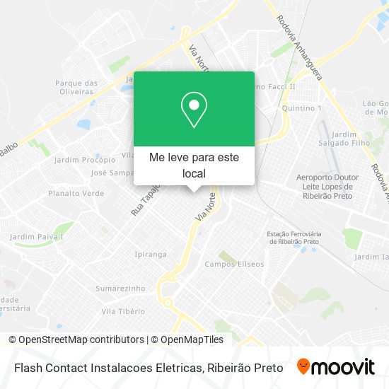 Flash Contact Instalacoes Eletricas mapa