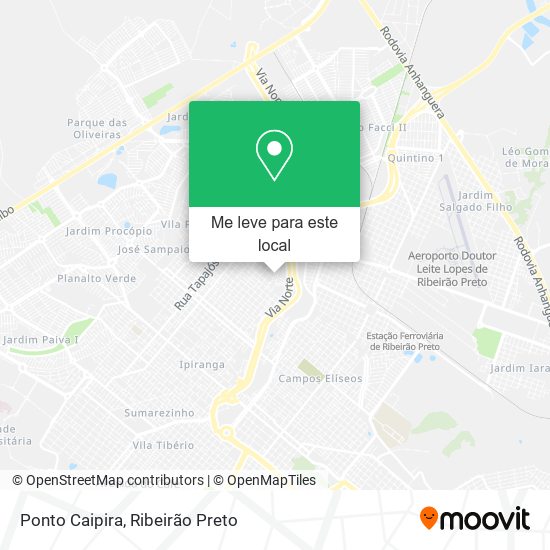 Ponto Caipira mapa
