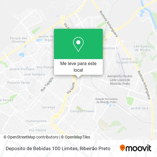 Deposito de Bebidas 100 Limites mapa