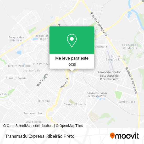 Transmadu Express mapa