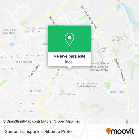 Santos Transportes mapa