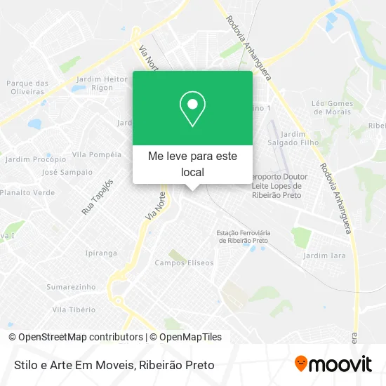 Stilo e Arte Em Moveis mapa