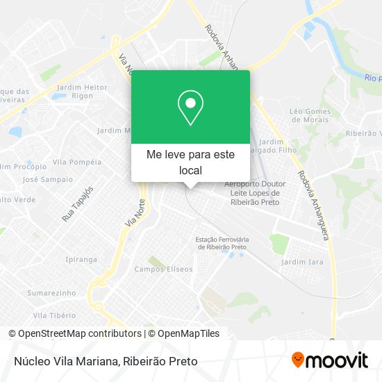 Núcleo Vila Mariana mapa