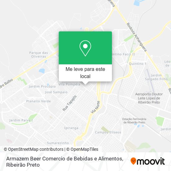 Armazem Beer Comercio de Bebidas e Alimentos mapa