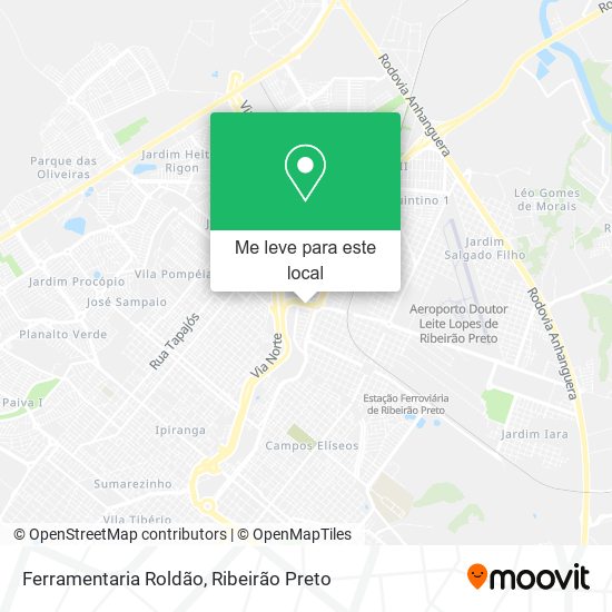 Ferramentaria Roldão mapa