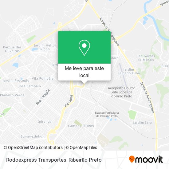 Rodoexpress Transportes mapa