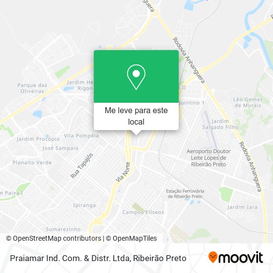 Praiamar Ind. Com. & Distr. Ltda mapa