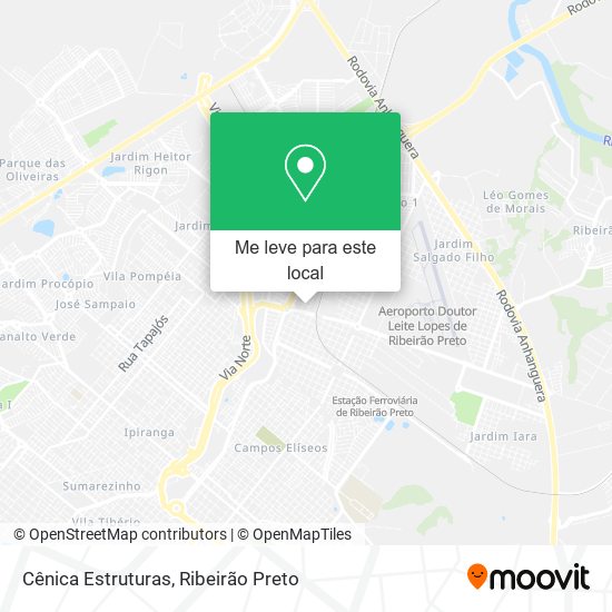 Cênica Estruturas mapa