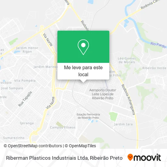 Riberman Plasticos Industriais Ltda mapa