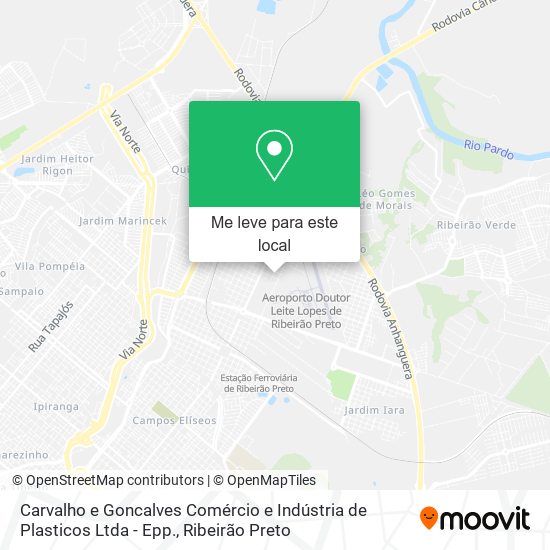 Carvalho e Goncalves Comércio e Indústria de Plasticos Ltda - Epp. mapa