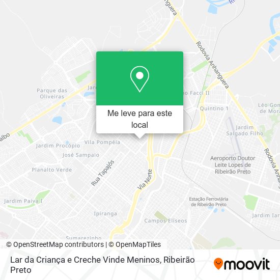 Lar da Criança e Creche Vinde Meninos mapa