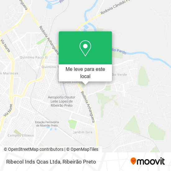 Ribecol Inds Qcas Ltda mapa