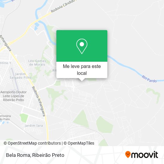 Bela Roma mapa