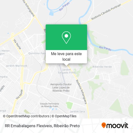 RR Emabalagens Flexíveis mapa