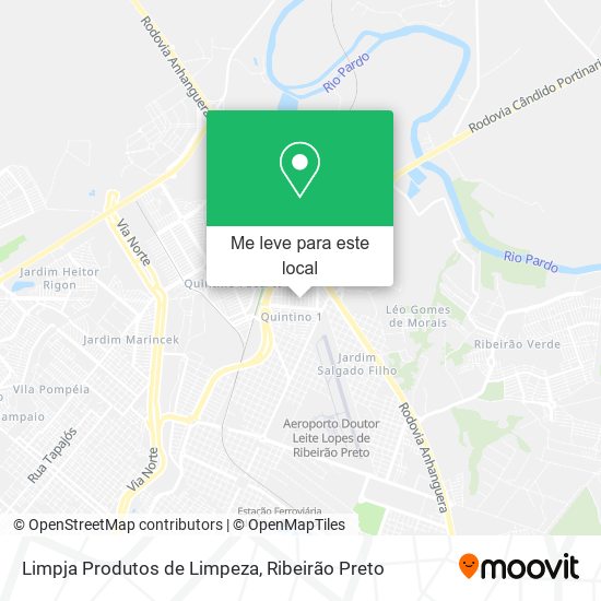 Limpja Produtos de Limpeza mapa