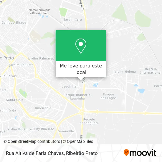 Rua Altiva de Faria Chaves mapa