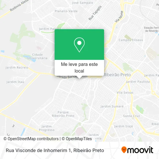 Rua Visconde de Inhomerim 1 mapa