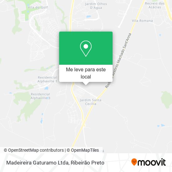 Madeireira Gaturamo Ltda mapa