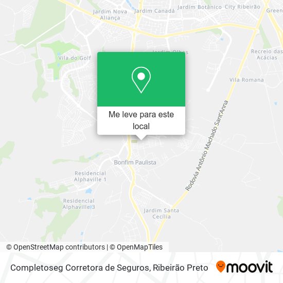 Completoseg Corretora de Seguros mapa