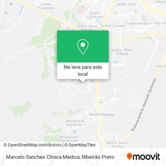 Marcelo Sanches Clinica Medica mapa