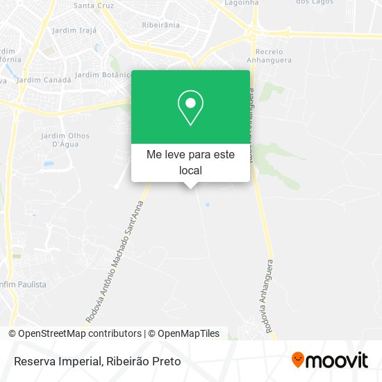 Reserva Imperial mapa