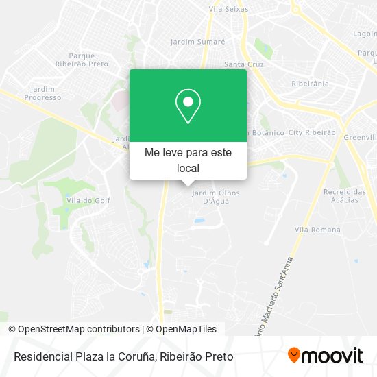 Residencial Plaza la Coruña mapa