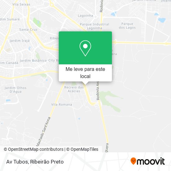 Av Tubos mapa