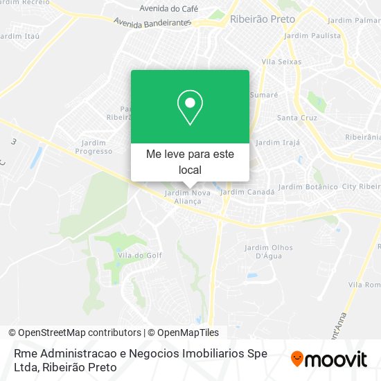 Rme Administracao e Negocios Imobiliarios Spe Ltda mapa