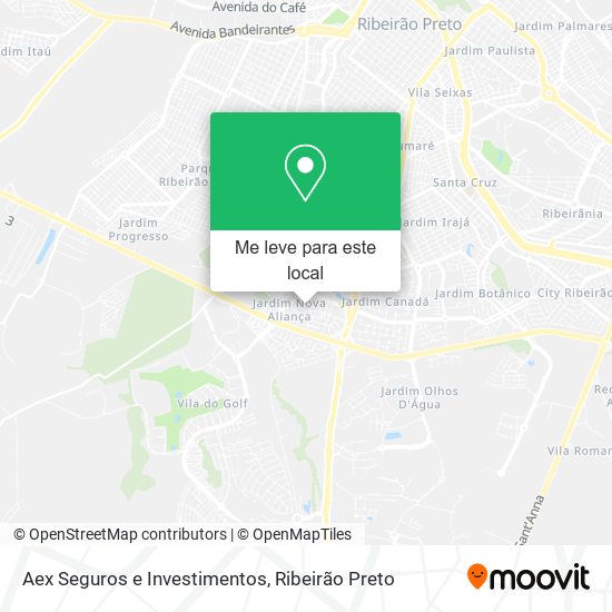 Aex Seguros e Investimentos mapa