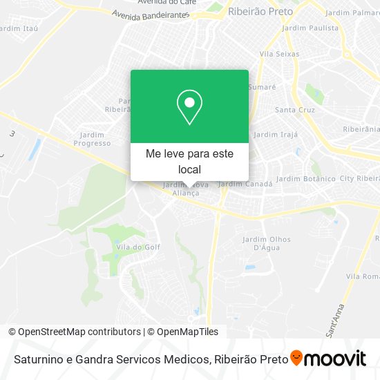 Saturnino e Gandra Servicos Medicos mapa
