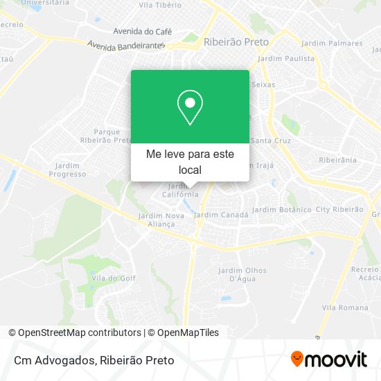 Cm Advogados mapa