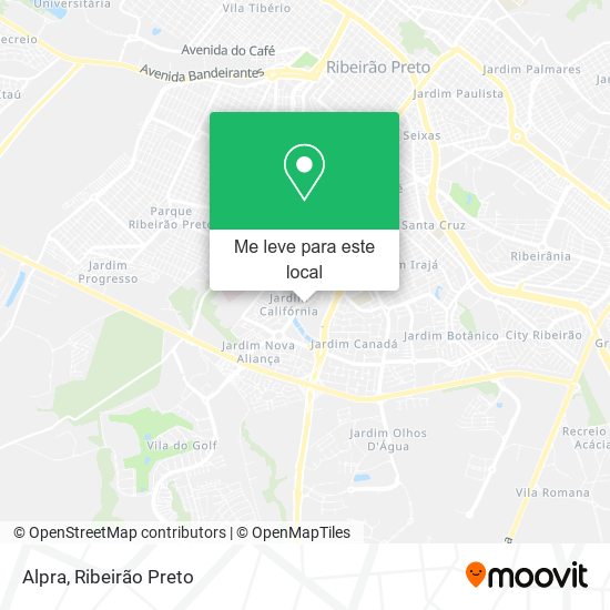 Alpra mapa
