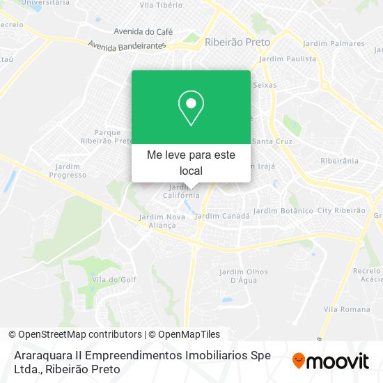 Araraquara II Empreendimentos Imobiliarios Spe Ltda. mapa