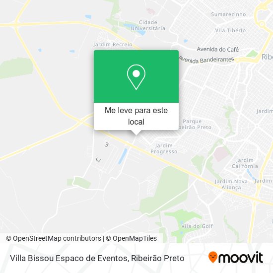 Villa Bissou Espaco de Eventos mapa