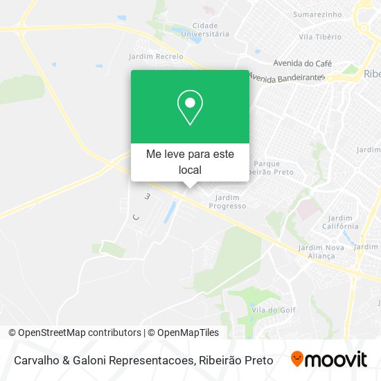 Carvalho & Galoni Representacoes mapa