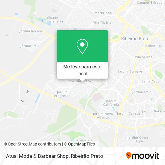 Atual Moda & Barbear Shop mapa