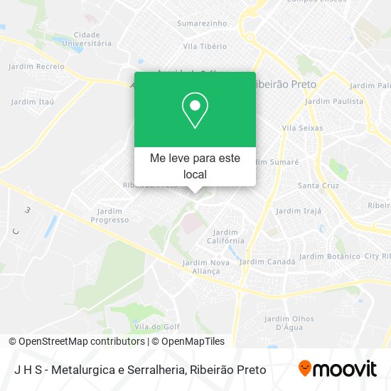J H S - Metalurgica e Serralheria mapa