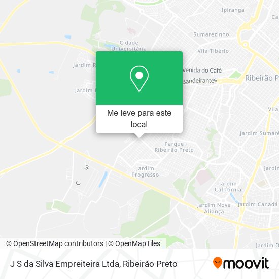 J S da Silva Empreiteira Ltda mapa