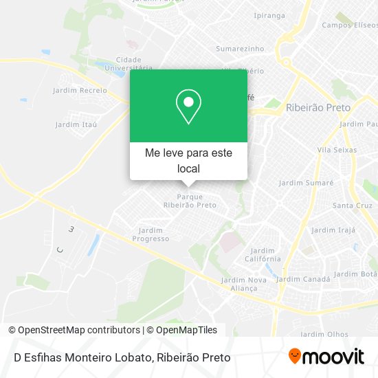 D Esfihas Monteiro Lobato mapa